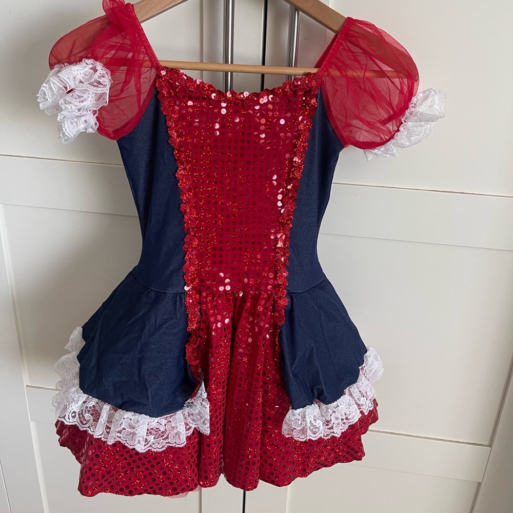 Girls Red, White and Blue Costume Child size 11-12